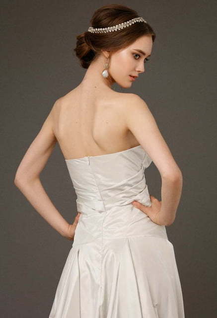 Свадебное платье Geret. Силуэт Прямое. Цвет Белый / Молочный. Вид 5