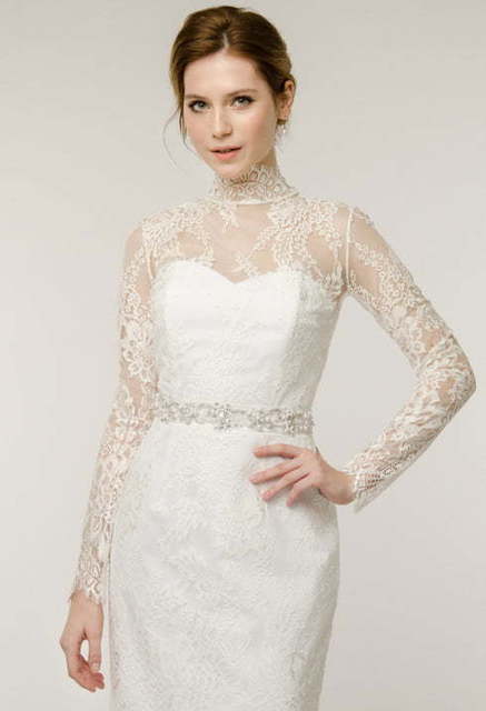 Свадебное платье Lena. Силуэт Прямое. Цвет Белый / Молочный. Вид 2