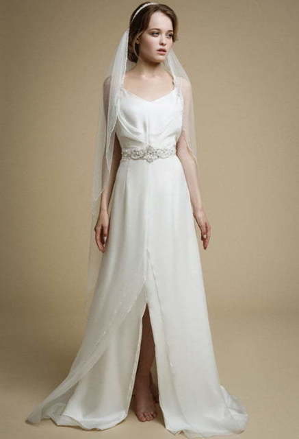 Свадебное платье Aster. Силуэт Прямое. Цвет Белый / Молочный. Вид 1