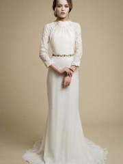 Свадебное платье Apakena. Силуэт Прямое, Рыбка. Цвет Белый / Молочный, Айвори / Капучино. Вид 1