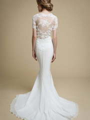 Свадебное платье Anda. Силуэт Рыбка. Цвет Белый / Молочный. Вид 2