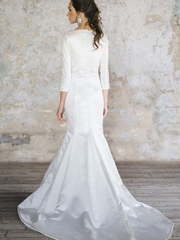 Свадебное платье Diodora. Силуэт Рыбка. Цвет Белый / Молочный. Вид 2