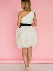 Свадебное платье 5002-S. Силуэт Прямое. Цвет Белый / Молочный. Вид 2