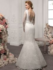 Свадебное платье 1183. Силуэт Рыбка. Цвет Белый / Молочный. Вид 2
