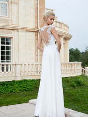 Свадебное платье 1248. Силуэт Прямое. Цвет Белый / Молочный. Вид 2