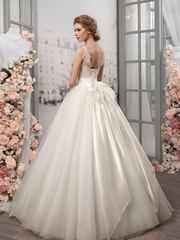 Свадебное платье 1195. Силуэт Пышное. Цвет Айвори / Капучино. Вид 2