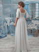 Свадебное платье 2002. Силуэт Прямое. Цвет Белый / Молочный. Вид 2