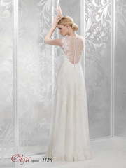 Свадебное платье 1126. Силуэт Прямое. Цвет Белый / Молочный, Айвори / Капучино. Вид 2