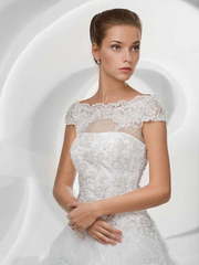 Свадебное платье 405. Силуэт Пышное. Цвет Белый / Молочный. Вид 2