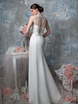 Свадебное платье 1253. Силуэт Прямое. Цвет Белый / Молочный. Вид 2