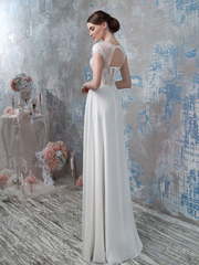 Свадебное платье 1273. Силуэт Прямое. Цвет Белый / Молочный. Вид 2