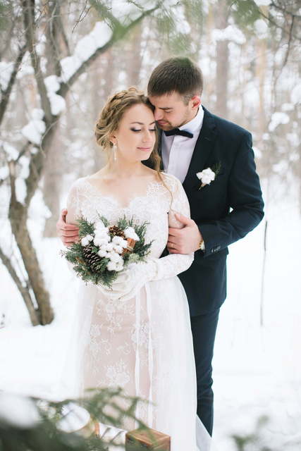 Свадебное платье Citrine. Силуэт Прямое. Цвет Айвори / Капучино, Белый / Молочный, оттенки Розового. Вид 9