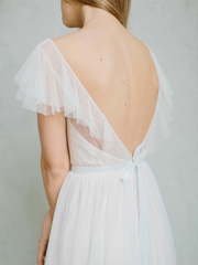 Свадебное платье Vesta. Силуэт Прямое. Цвет Белый / Молочный, оттенки Розового. Вид 2