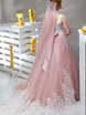 Свадебное платье Казимира. Силуэт Пышное. Цвет оттенки Розового. Вид 3