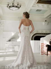 Свадебное платье Леди. Силуэт Прямое, Рыбка. Цвет Белый / Молочный, Айвори / Капучино. Вид 2