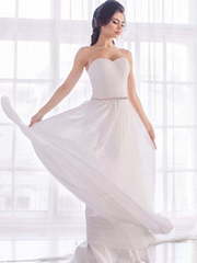 Свадебное платье Роза. Силуэт Прямое. Цвет Белый / Молочный. Вид 1