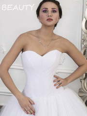 Свадебное платье Катерина. Силуэт Пышное. Цвет Белый / Молочный. Вид 2