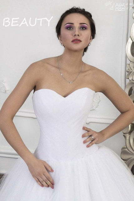 Свадебное платье Катерина. Силуэт Пышное. Цвет Белый / Молочный. Вид 2