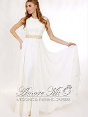 Свадебное платье 0792. Силуэт Прямое. Цвет Белый / Молочный, Красный / Марсала, Тиффани. Вид 1