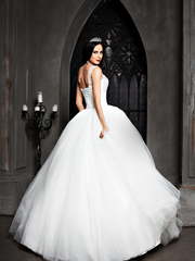 Свадебное платье Элеонора. Силуэт Пышное. Цвет Белый / Молочный. Вид 2