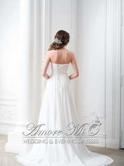 Свадебное платье Кармелла. Силуэт Прямое. Цвет Белый / Молочный. Вид 2