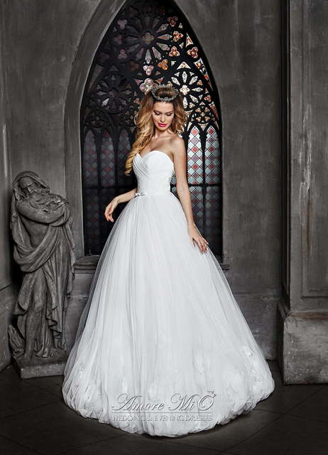 Свадебное платье Майя 1. Силуэт Пышное. Цвет Белый / Молочный. Вид 2