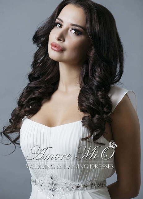 Свадебное платье Грация. Силуэт Греческий, Прямое. Цвет Белый / Молочный. Вид 3