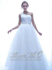 Свадебное платье Адела. Силуэт Пышное. Цвет Белый / Молочный. Вид 1