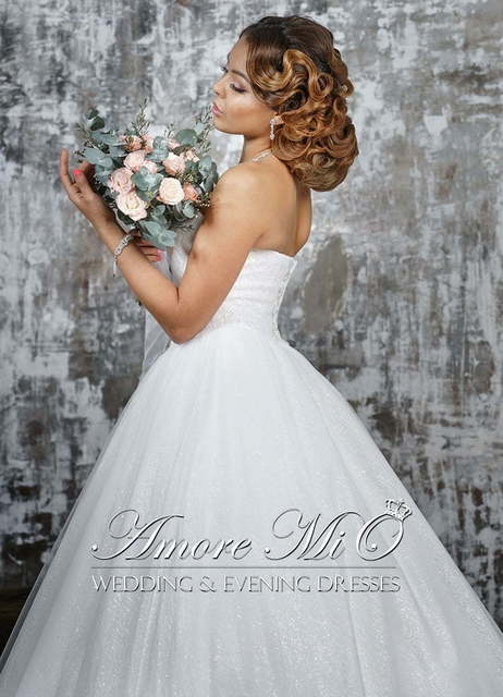 Свадебное платье Розалия. Силуэт Пышное. Цвет Белый / Молочный. Вид 2