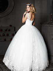 Свадебное платье Диана. Силуэт Пышное. Цвет Белый / Молочный. Вид 2