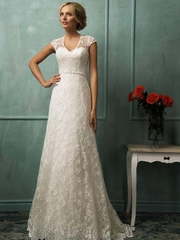 Свадебное платье Cabrita. Силуэт Прямое. Цвет Белый / Молочный, Айвори / Капучино. Вид 1