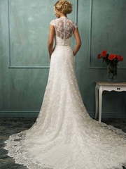 Свадебное платье Cabrita. Силуэт Прямое. Цвет Белый / Молочный, Айвори / Капучино. Вид 2