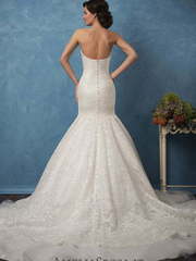 Свадебное платье Evelina. Силуэт Рыбка. Цвет Белый / Молочный. Вид 2