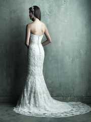 Свадебное платье C288. Силуэт Рыбка. Цвет Айвори / Капучино. Вид 2