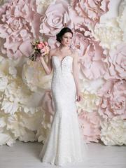 Свадебное платье Мерджори. Силуэт Рыбка. Цвет Белый / Молочный, Айвори / Капучино. Вид 1