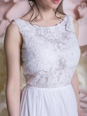 Свадебное платье Ивет. Силуэт Прямое. Цвет Белый / Молочный. Вид 2