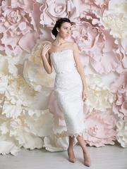 Свадебное платье Гвинел. Силуэт Прямое. Цвет Белый / Молочный. Вид 1