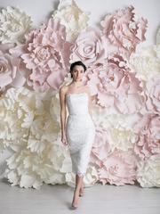 Свадебное платье Гвинел. Силуэт Прямое. Цвет Белый / Молочный. Вид 2