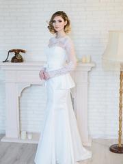 Свадебное платье Арт. 200. Силуэт Прямое, Рыбка. Цвет Белый / Молочный. Вид 1