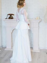 Свадебное платье Арт. 200. Силуэт Прямое, Рыбка. Цвет Белый / Молочный. Вид 2