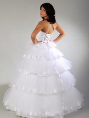 Свадебное платье Арт. 064. Силуэт Пышное. Цвет Белый / Молочный. Вид 2