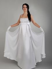 Свадебное платье Арт. 049. Силуэт Прямое. Цвет Белый / Молочный. Вид 1