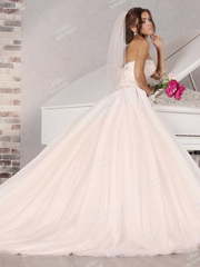 Свадебное платье MJ164. Силуэт Пышное. Цвет оттенки Розового. Вид 2