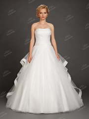 Свадебное платье PA003. Силуэт Пышное. Цвет Белый / Молочный. Вид 1