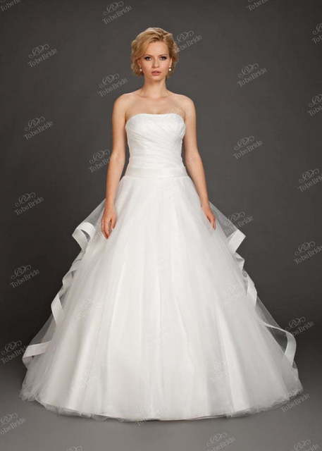 Свадебное платье PA003. Силуэт Пышное. Цвет Белый / Молочный. Вид 1