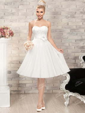 Свадебное платье BB369. Силуэт Пышное. Цвет Белый / Молочный. Вид 1