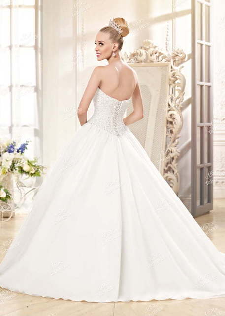 Свадебное платье KP0088. Силуэт Пышное. Цвет Белый / Молочный. Вид 2