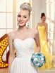 Свадебное платье BB186Y1. Силуэт Прямое. Цвет Белый / Молочный. Вид 3