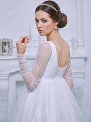 Свадебное платье RB006. Силуэт Пышное. Цвет Белый / Молочный. Вид 2