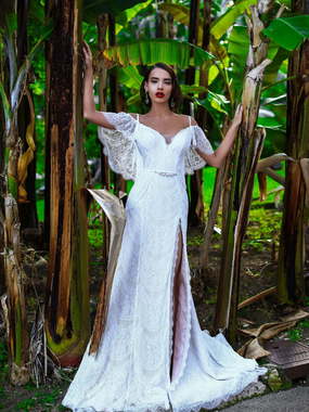 Свадебное платье Beatrise. Силуэт Прямое. Цвет Белый / Молочный. Вид 1